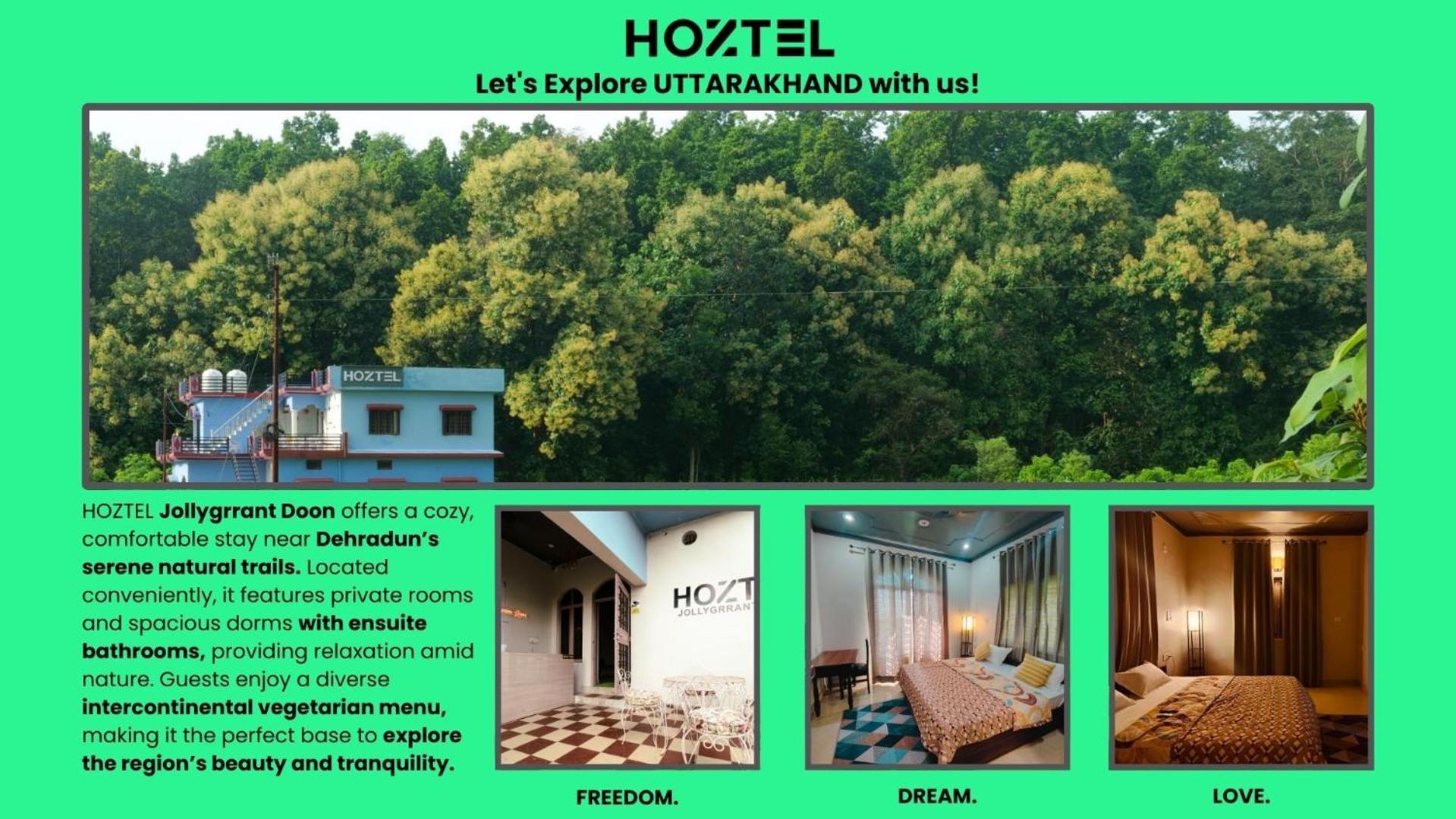 Hoztel Jollygrrant Doon Hostel Rāni Pokhri Екстериор снимка